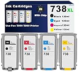 738 738xl Ink Cartridges Compatible with HP 738 Ink