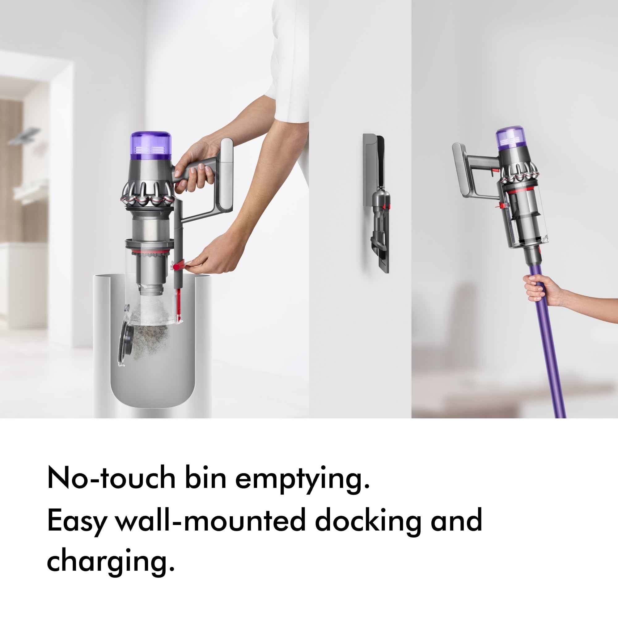 Dyson V11 Advanced cordless stick vacuum cleaner (Nickel/Purple)