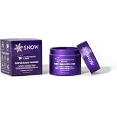 SNOW Purple Magic Powder Teeth Whitening Booster for Any Toothpaste | Color Correcting Optical Brightening | Hydroxyapatite | Peroxide Free | Lavender Mint