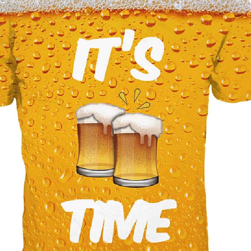 beer button down shirt