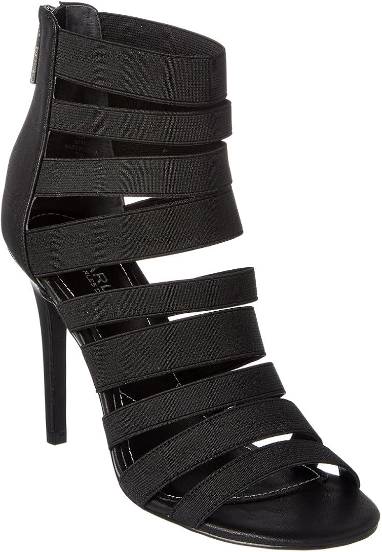 black stylish sandals