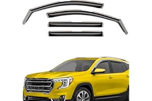 AEROGUYS Extra Durable Window Deflectors in-Channel Window Visors Rain Guards Fit for GMC Terrain 2018-2024, Sun Visors, Wind Vent for Shades, Exterior Car Accessories - 4pcs. AG0163