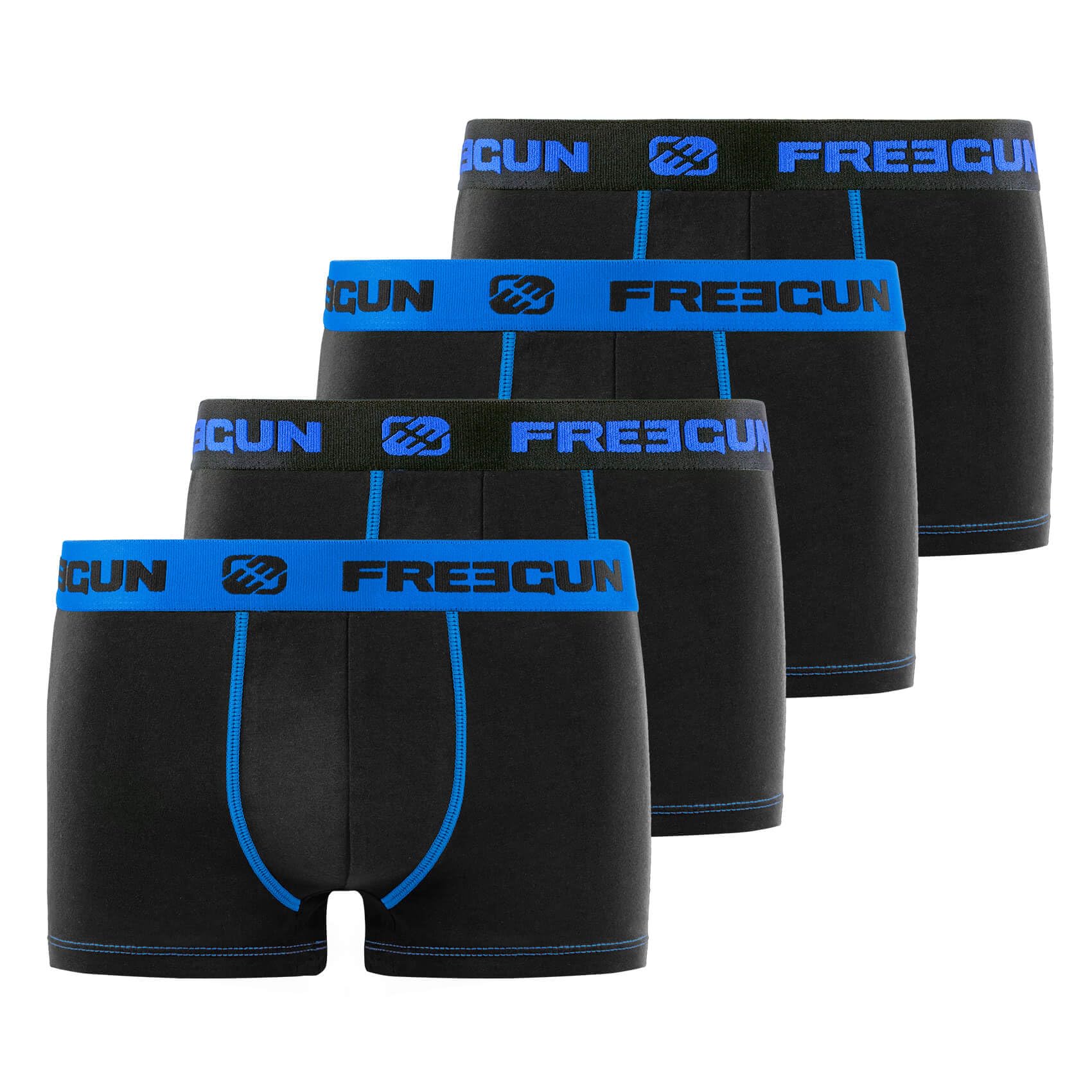 Freegun Boy's Solid FG/SOL/AM/3/PK4 Underwear, P, 12/14 Years (Pack of 4)
