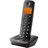 D1007TAM DECT Cordless Phone with Answering Machine, Caller id/Call Waiting, Backlit Display, Big Button Keypad, Single Handset Expandable to 5 handsets