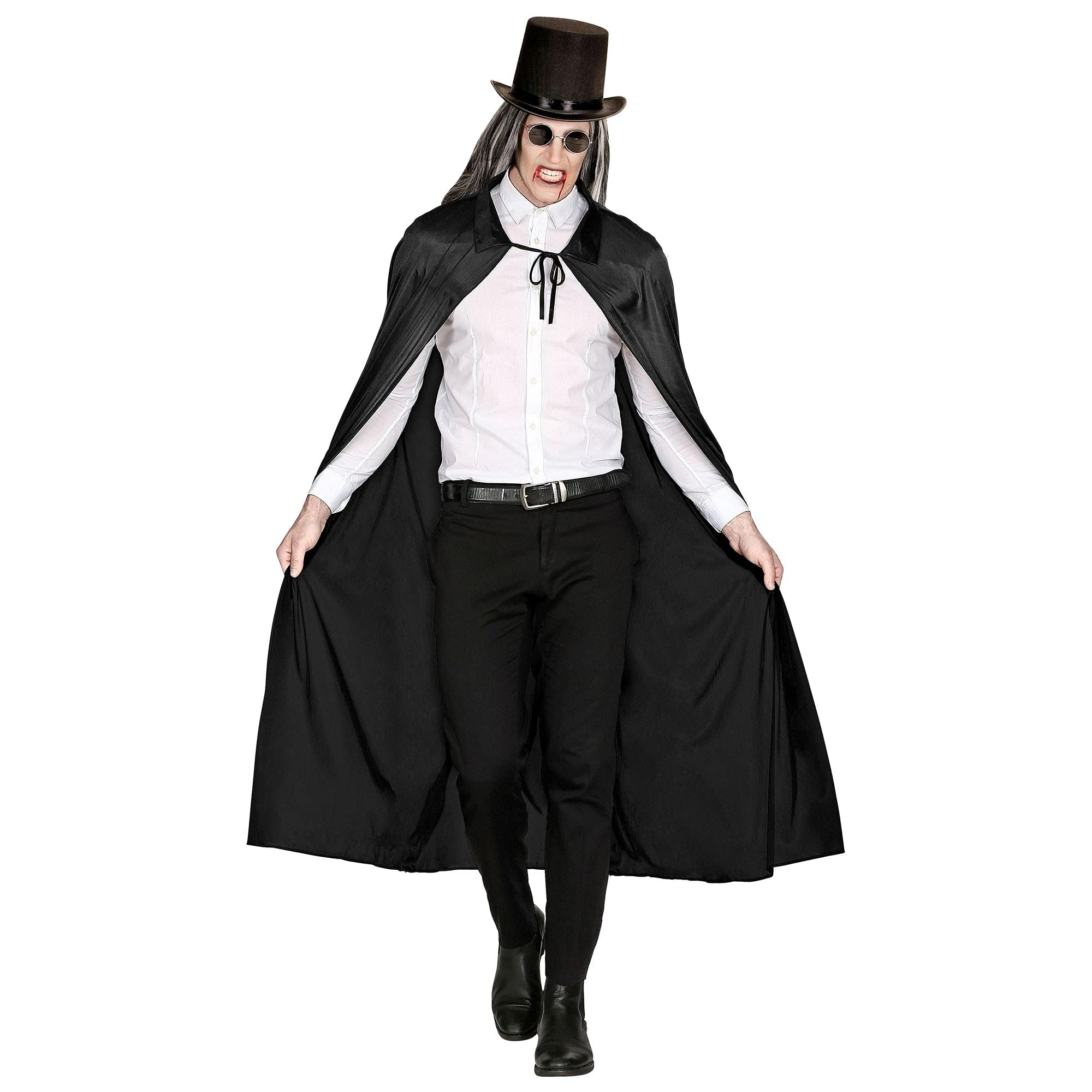 Widmann 00346 Unisex Adult Cape 136 cm Black