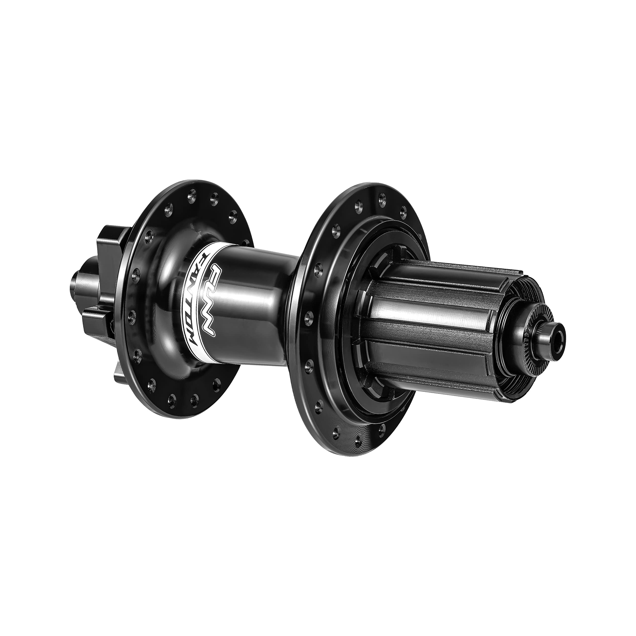 Funn Fantom Quick Release Bike Rear Hub, QR Boost Rear Bicycle Wheel Hub Compatible with Shimano HG Cassette Body, 9-11 Speed, 102T Engagement Points, 32 Spoke Holes, Black Hubs (QR x141mm)