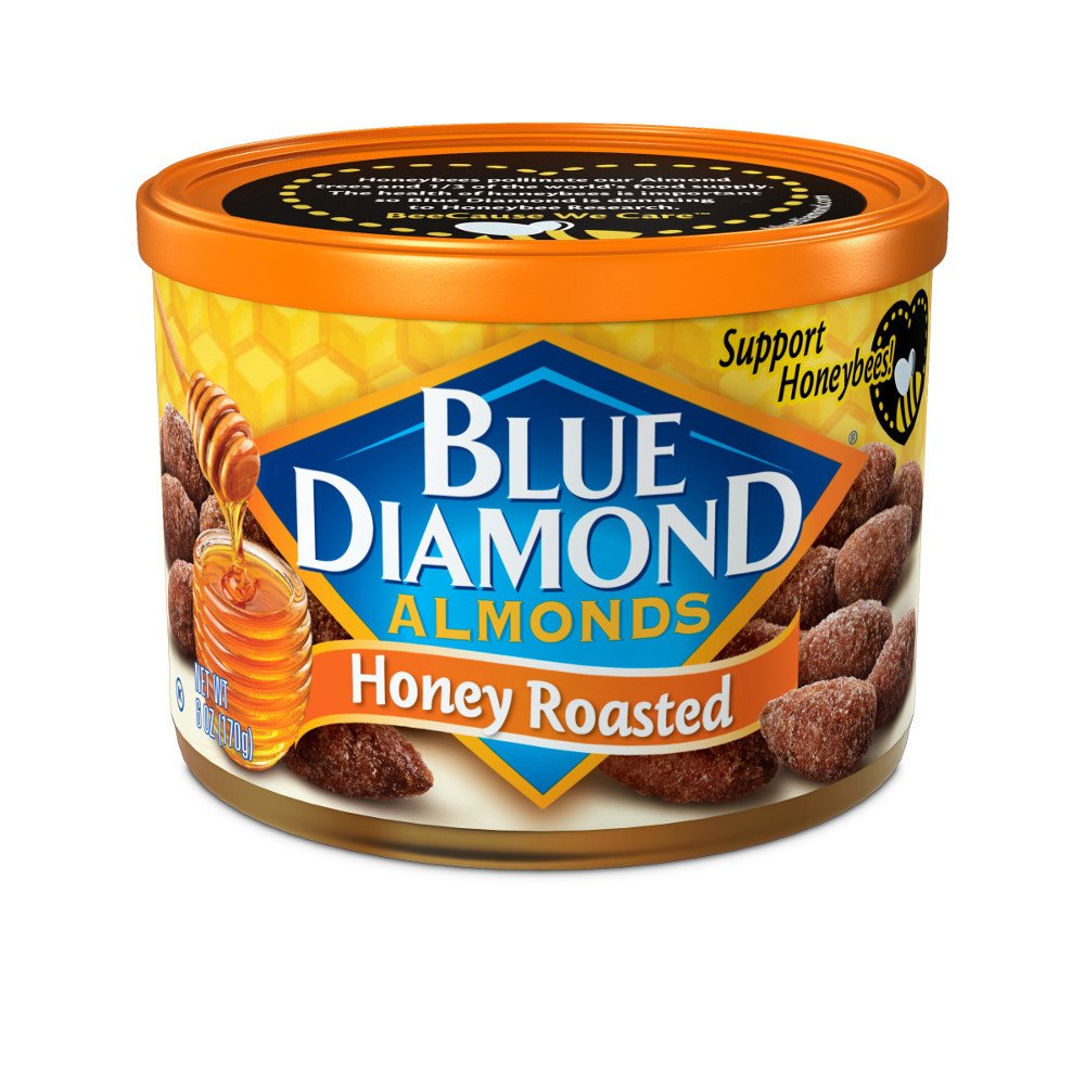 Blue Diamond Almondstoasted Coconut Flavor, 6ozpack of 6 Cans Almonds With