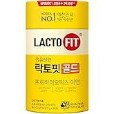 LACTO-FIT Chongkundang Healthcare Gold Probiotic 50 Pack Powder Sticks – Multi Strain Daily Probiotics with Prebiotics and Postbiotics for Digestive Balance and Everyday Wellness