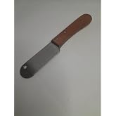 TAMSCO 6-Inch Stripping Knife, Wooden Handle Medium Teeth, 3-Inch Blade, Hardened Stainless Steel