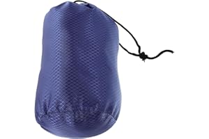 HOLIDYOYO Drawstring Storage Bag 8.27X7.09 Inch Lightweight Nylon Compression Pouch for Travel Down Jacket Organizer Clothing