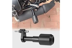 WOOGA Motorcycle Exhaust Pipe Protection Anti Falling Bar Frame Sliders Anti-collision Fairing Guard fit for Ho&n&da Rebel CMX250 300 500 REBEL250/300/500 Accessories (B without LOGO)