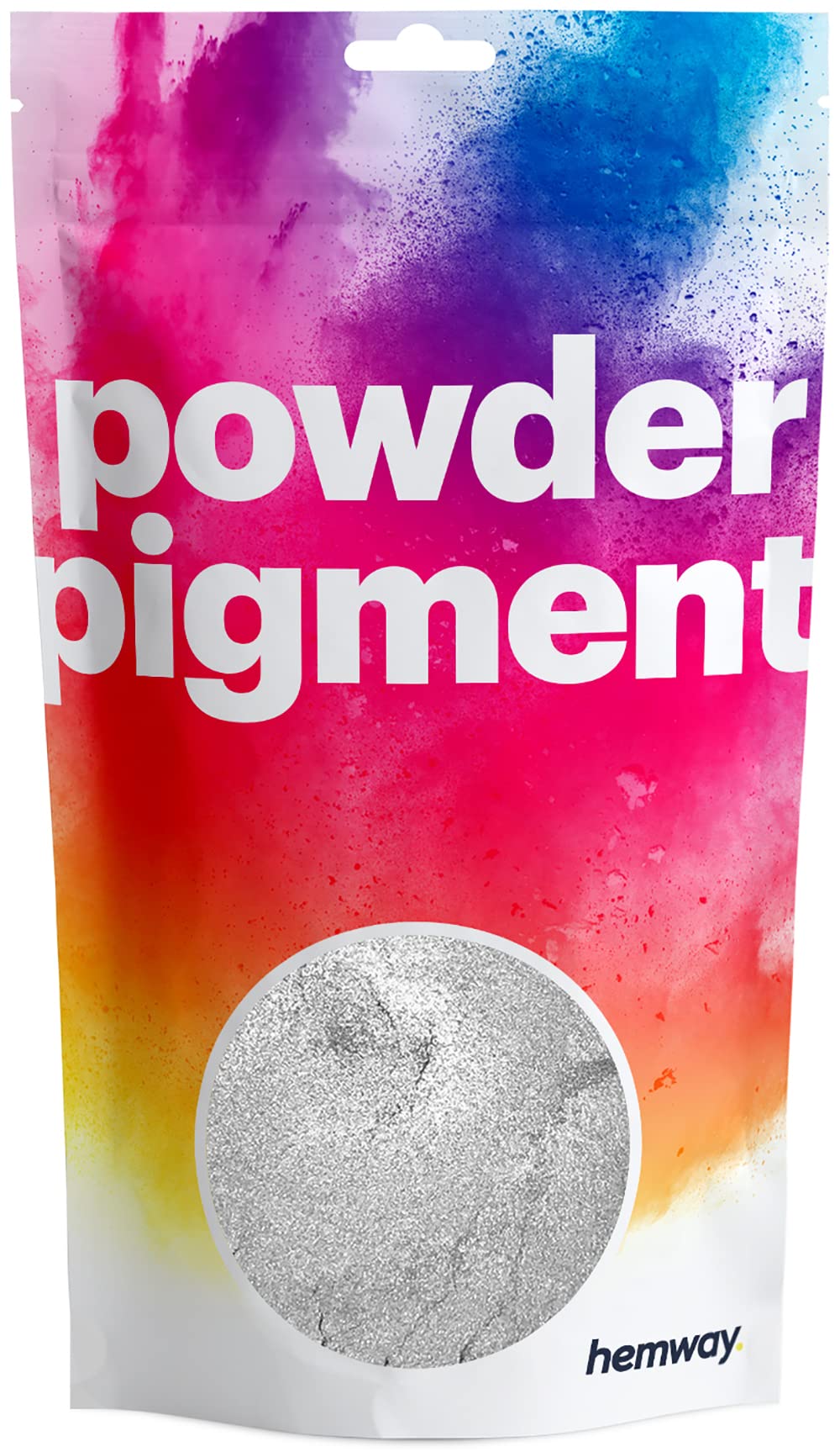 Hemway Powder Pigment Generic - Mixed Weight (Metallic Moon Rock Grey, 50g / 1.75oz)