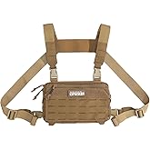 EXCELLENT ELITE SPANKER Tactical Chest Rig Pack EDC Chest Bag Molle Utility Chest Pouch for Outdoor Hunting Workouts Hiking