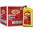 Pennzoil High Mileage 10W-40 Motor Oil, 1 Quart (6 Pack)