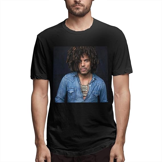 lenny kravitz black and white america shirt