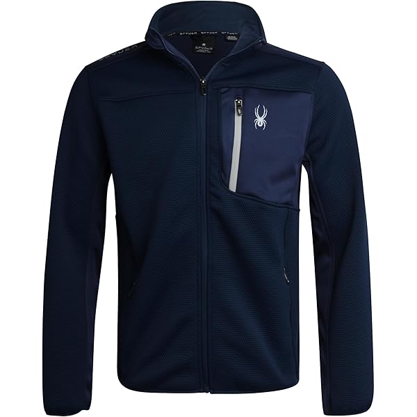 Amazon.com: Spyder Men'S Circuit Full Zip Jacket, Black, Small