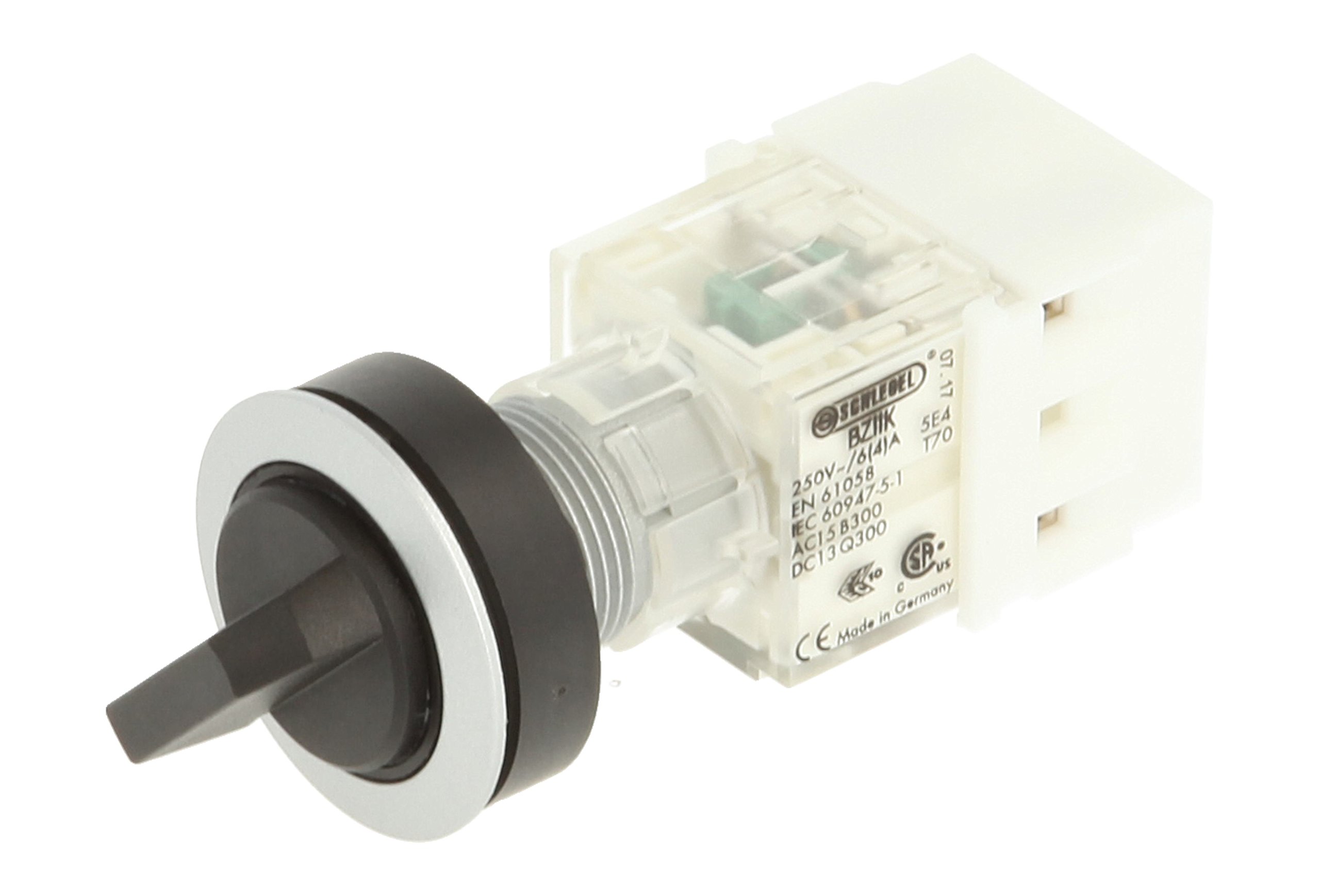 Club 23.001.083, rastend, 2 Positions Momentary Contact Sensor 2 Closers Screw Connector – Silver (Pack of 2)