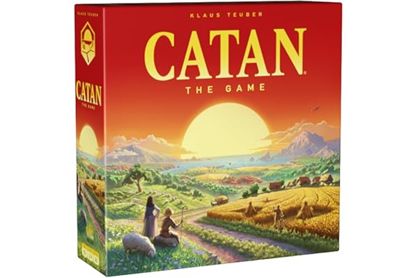 Catan 6th Edition (English Version) - A Game by Asmodee | Ages 10+ - 3 to 4 Players - 90 to 120 Minute Playtime - Board Games