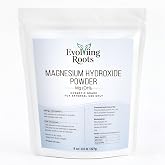 Evolviing Roots Magnesium Hydroxide Powder 8 oz (227g / 1/2 lb) &ndash; Fine Cosmetic Grade Mineral Powder for DIY Personal Care, Deodorant Formulas, Toothpaste, Face Masks &amp; External Use Applications