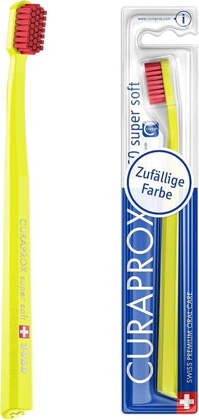 Curaprox CS 3960 Super Soft Toothbrush - Gentle Gum Care, Assorted Colors