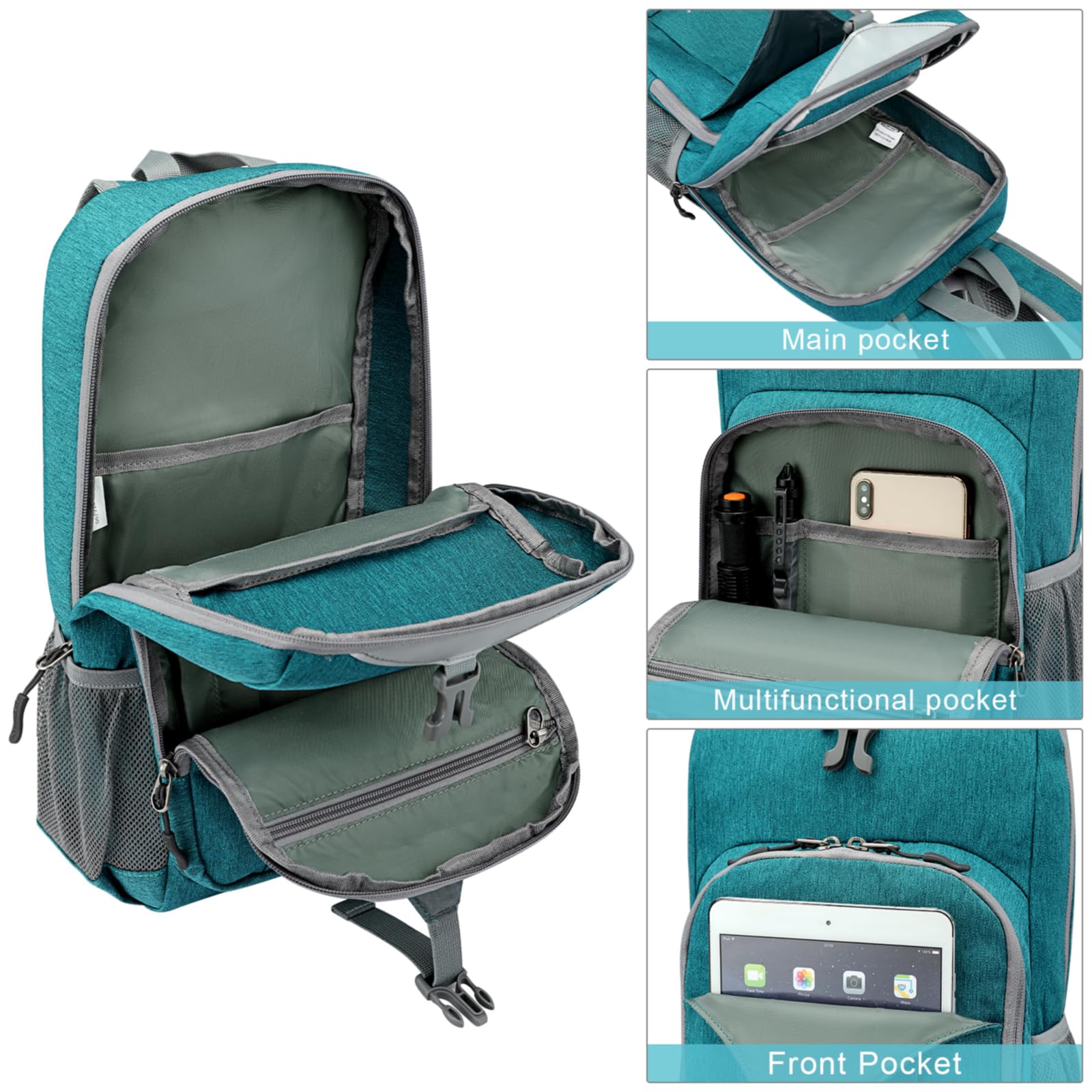 G4Free Mini 10L Hiking Daypack Small Hiking Backpack Cycling Compact Shoulder Backpack Outdoor for Men Women