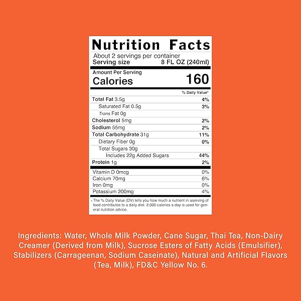 JANS THAI MILK TEA DRINK 16.56 FL OZ (PACK OF 6)