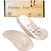 Natural Foot Orthotics Original Insoles - Podiatrist-Designed Arch Support Shoe Inserts for Good Feet to Relieve Plantar Fasciitis, Back, Hip & Knee Pain | Designed for High Arches