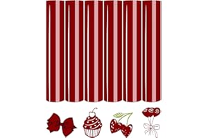 Tintnut Maroon Iron on Vinyl -6 Sheets 12" x 10" Dark Red Heat Transfer Vinyl for Fabrics HTV Vinyl Compatible with Cricut and Silhoutte Cameo