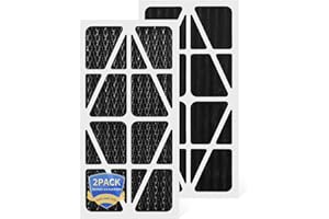 PZHARQG 5-Micron Outer Filter Compatible with WEN 3415 3416 3417 AF1270,POWERTEC AF1045/AF1044, JET AFS-1000B/AFS-1000C Air Filtration Systems,Activated Carbon Woodworking Air Filters AF9235C (2 Pack)