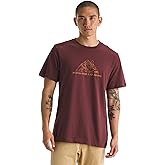 The North Face Mens Evolution MTN Base Short-Sleeve Tee | Cotton Shirt with a Graphic Design, Set in Sleeves, Ribbed Collar