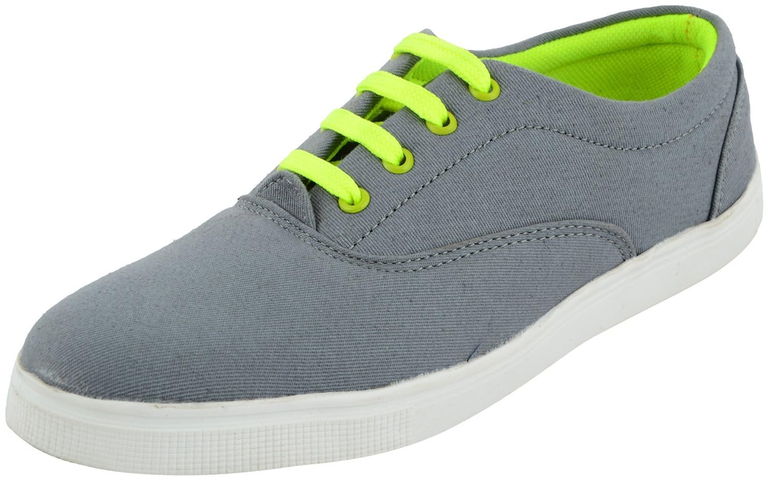 neon canvas shoes