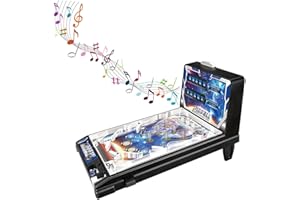 Children's Electronic Pinball Game Machine Kids Pinball Machine Retro Arcade Electronic Pinball Game Mini Tabletop Game Arcad