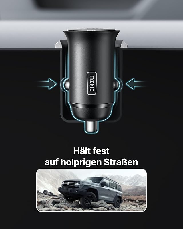 Zigarettenanzünder, [USB C 30W+USB A 30W] Auto Kfz Ladegerät