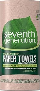 Seventh Generation Nat Paper Towels, 120 Cnt, 120-Count