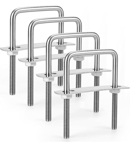Amazon.com: N245-027 0.38 x 3.63 x 7 in. Zinc Square U Bolt44