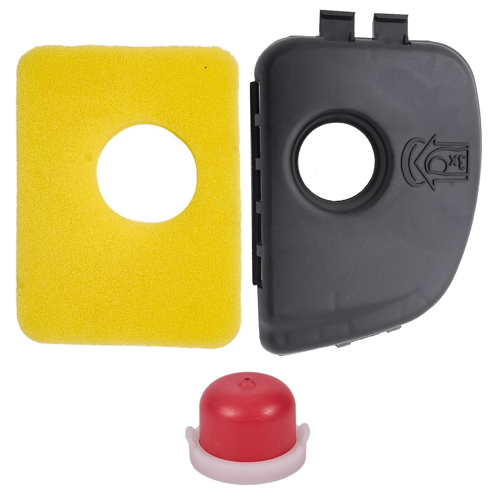 Photo 1 of 595660 Air Cleaner Cover & 799579 Air Filter Kit Compatible with briggs and stratton 590581 Most 450E 550E 550EX 08P502 08P602 09P602 09P702 Series Engines for MTD Troy Bilt Lawn Mower and Blower