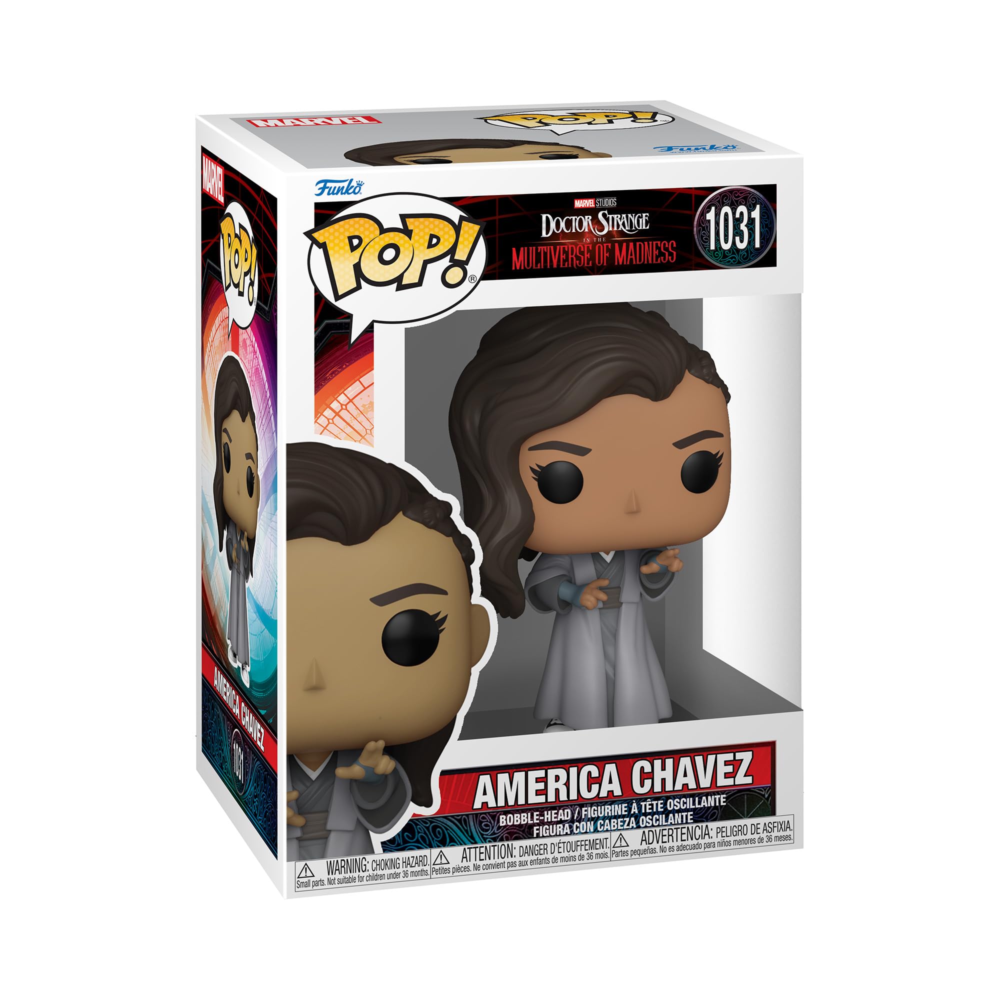 Funko POP! Marvel: - America Chavez - Doctor Strange - Collectable Vinyl Figure - Gift Idea - Official Merchandise - Toys for Kids & Adults - Movies Fans - Model Figure for Collectors and Display
