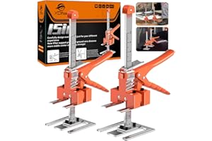 XClifes Arm Tool Lift 2PCS ，15 in Wall Tile Locator, Multi-Function Height Adjustment Lifting Device,Door Panel Lifting Cabinet Jack Board Lifter,Raised by 10 inches, bearing 440 LBS