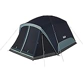 Coleman Skydome Camping Tent, 4/6/10 Person Tent for Camping, Festivals, Backyard, Sleepovers, Withstands 56 km/h Winds