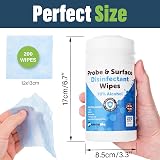 Thermometer World Antibacterial Wipes 3 x 200 Alcohol Wipes 12x13cm view 2