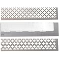 2PCS Stainless Steel 5D Diamond Painting Rulers With 400 Blank Grids & Fix Tool For Round/Square Drills