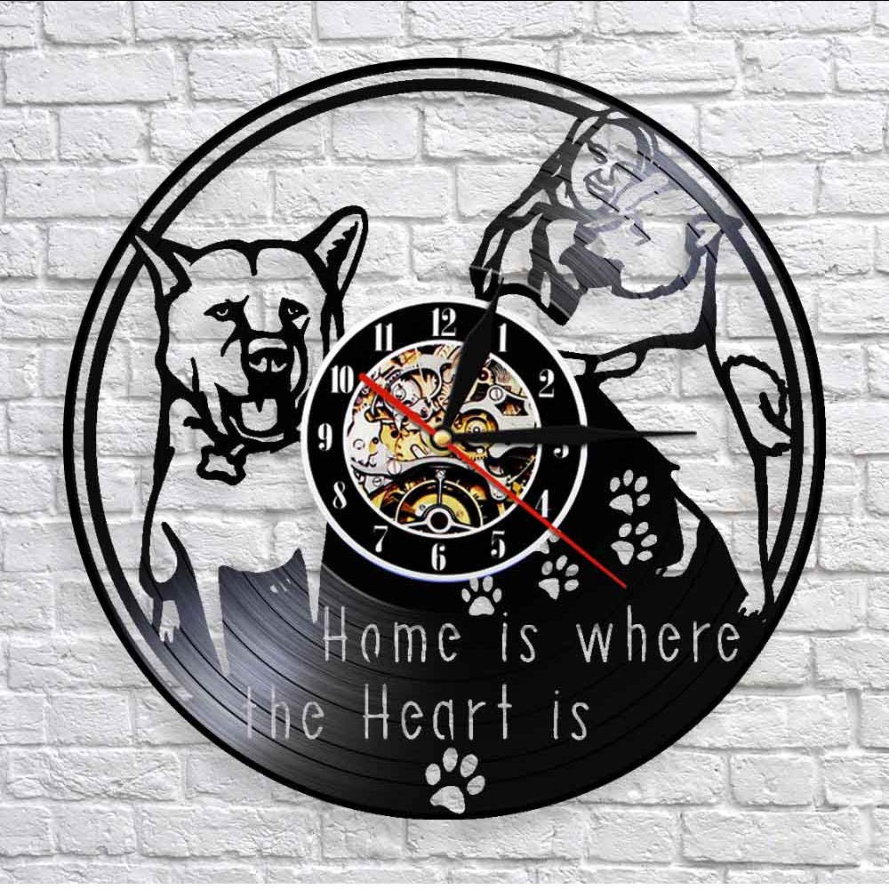 Best Home Is Where The Heart Is Decor Clock