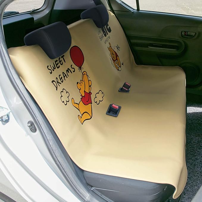 Amazon Co Jp ベルメゾン ディズニー シートカバー 車用 防水 エプロン くまのプーさん リア用１枚 ホーム キッチン