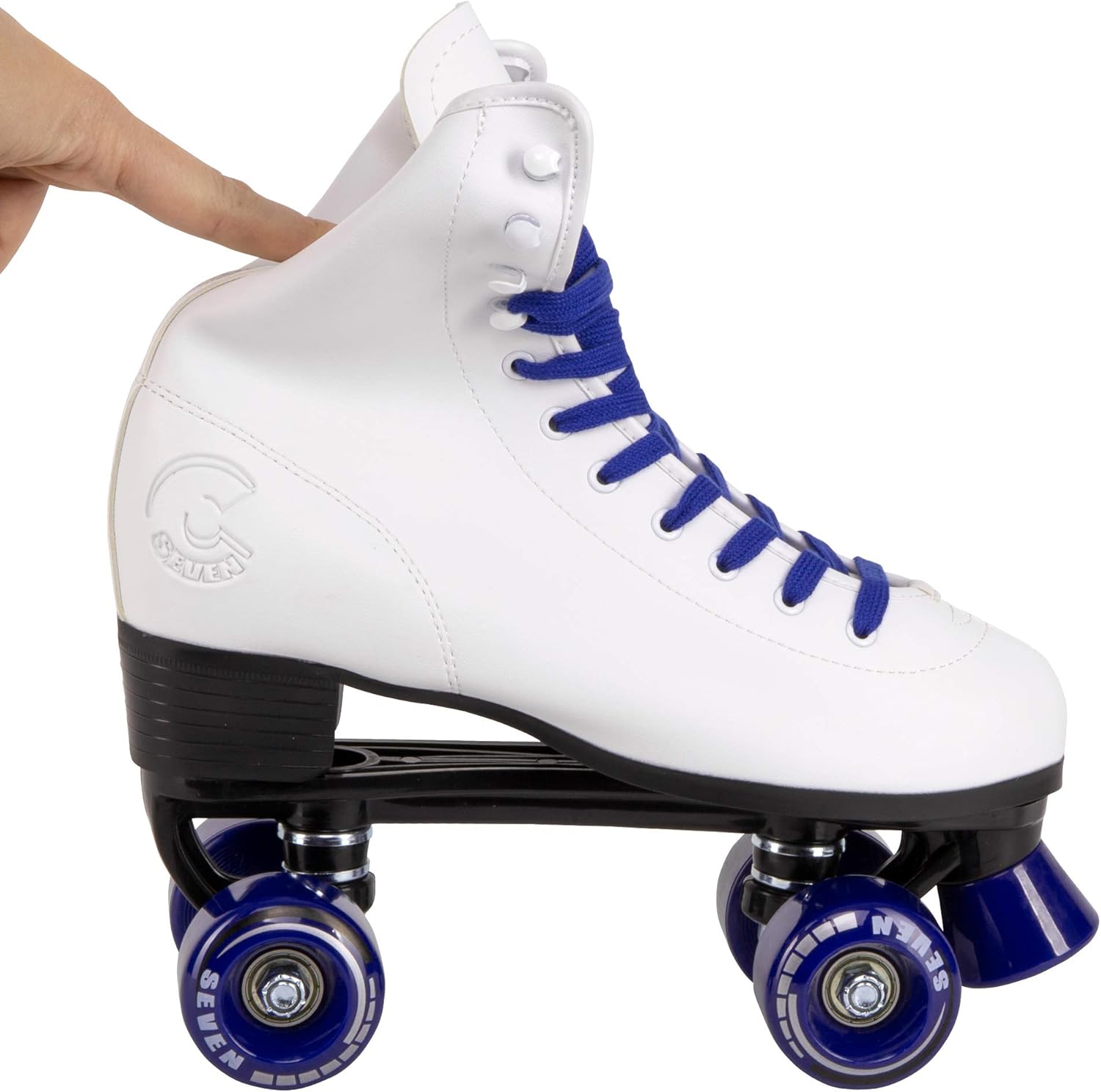 C SEVEN C7skates Soft Faux Leather Quad Roller Skates Inline & Roller Skating Sports & Outdoors