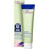 Good Molecules Lightweight Daily Moisturizer, Face Cream, 3.38 fl oz | Non-greasy face lotion with shea butter and hyaluronic acid. Boosts skin hydration in 30 minutes.
