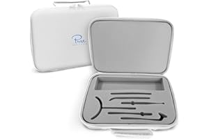 Pure Daily Care NuDerma Official Carrying Case for High Frequency Wand - Holds All Attachments - Portable for Travel - Compatible with All Nuderma Models - Padded Storage and Travel Case