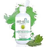Pure Green Tea Extract for Skin and Hair – Cold-Processed Antioxidant, Polyphenol & EGCG Serum with USDA Organic Leaves – Natural - Alcohol-Free - 8 fl oz