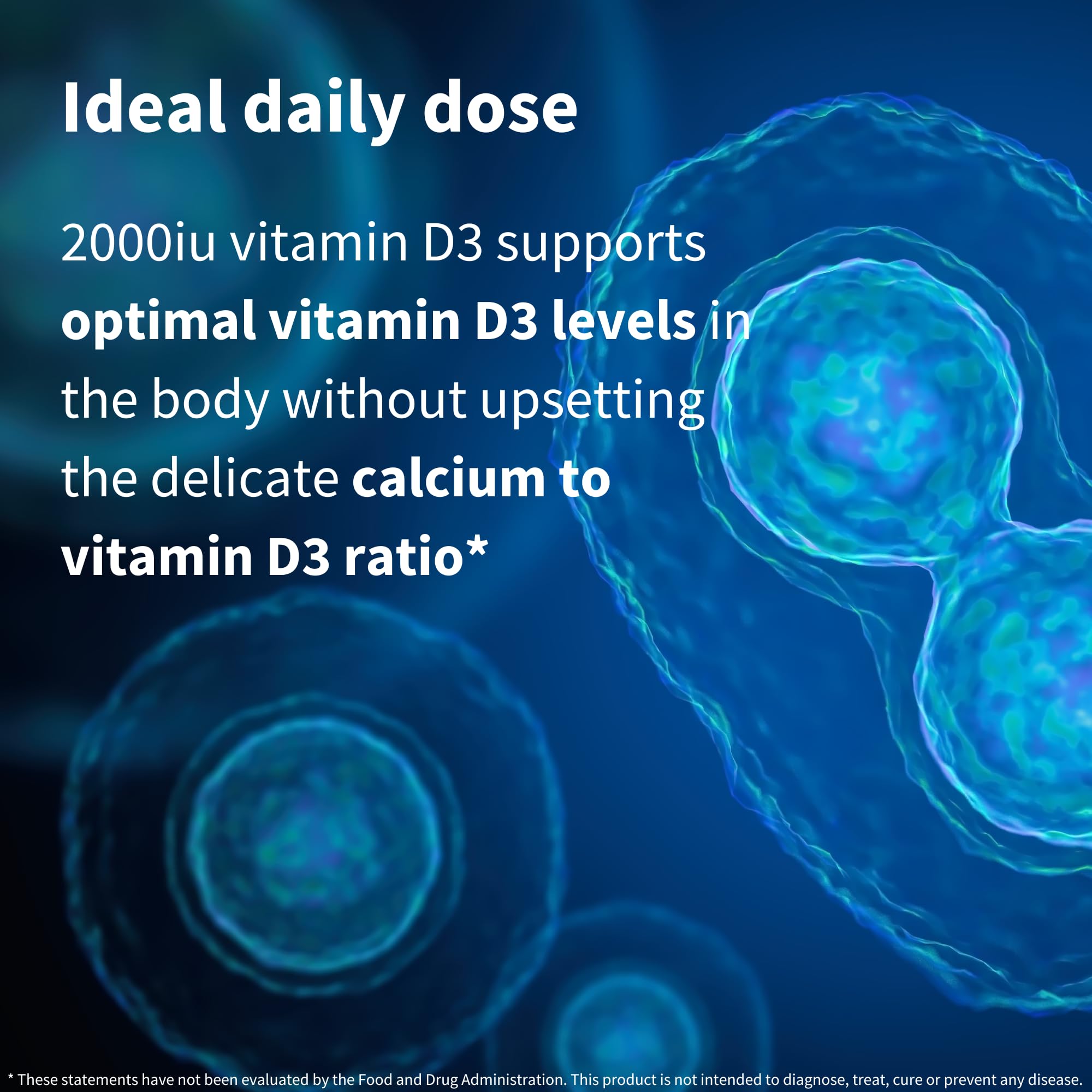 Daily Vitamin D3 2000iu, 50 mcg, Clean Label, 365 Small Tablets, 1-Year Supply, Vegetarian Cholecalciferol Vitamin D Supplement, Pure and Essential by Igennus