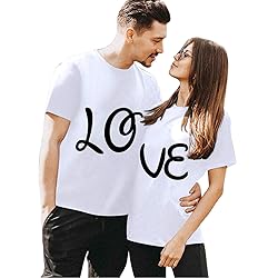 Couple T Shirts for Him and Her,Couple T-Shirts for