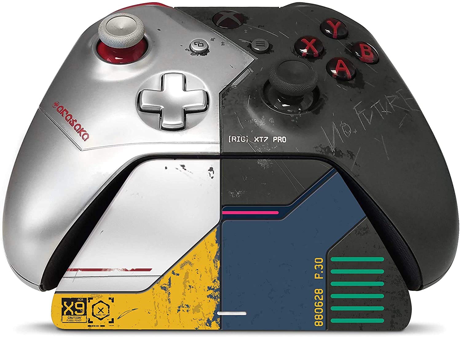 Controller Gear Cyberpunk 2077 Limited Edition - Xbox Pro Charging Stand/Charging Station - Officially Licensed Xbox Accessory (Controller Sold Separately) - Xbox One (CSXBCPX1R-00CYB)